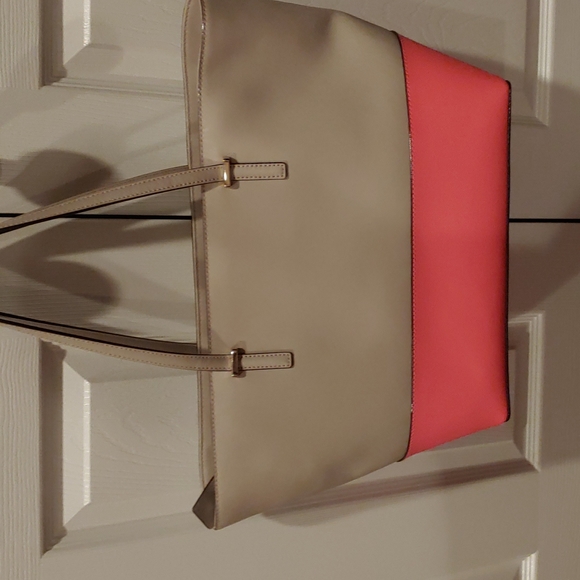 Kate Spade Two Toned bright Pink Tote Bag - Picture 5 of 7